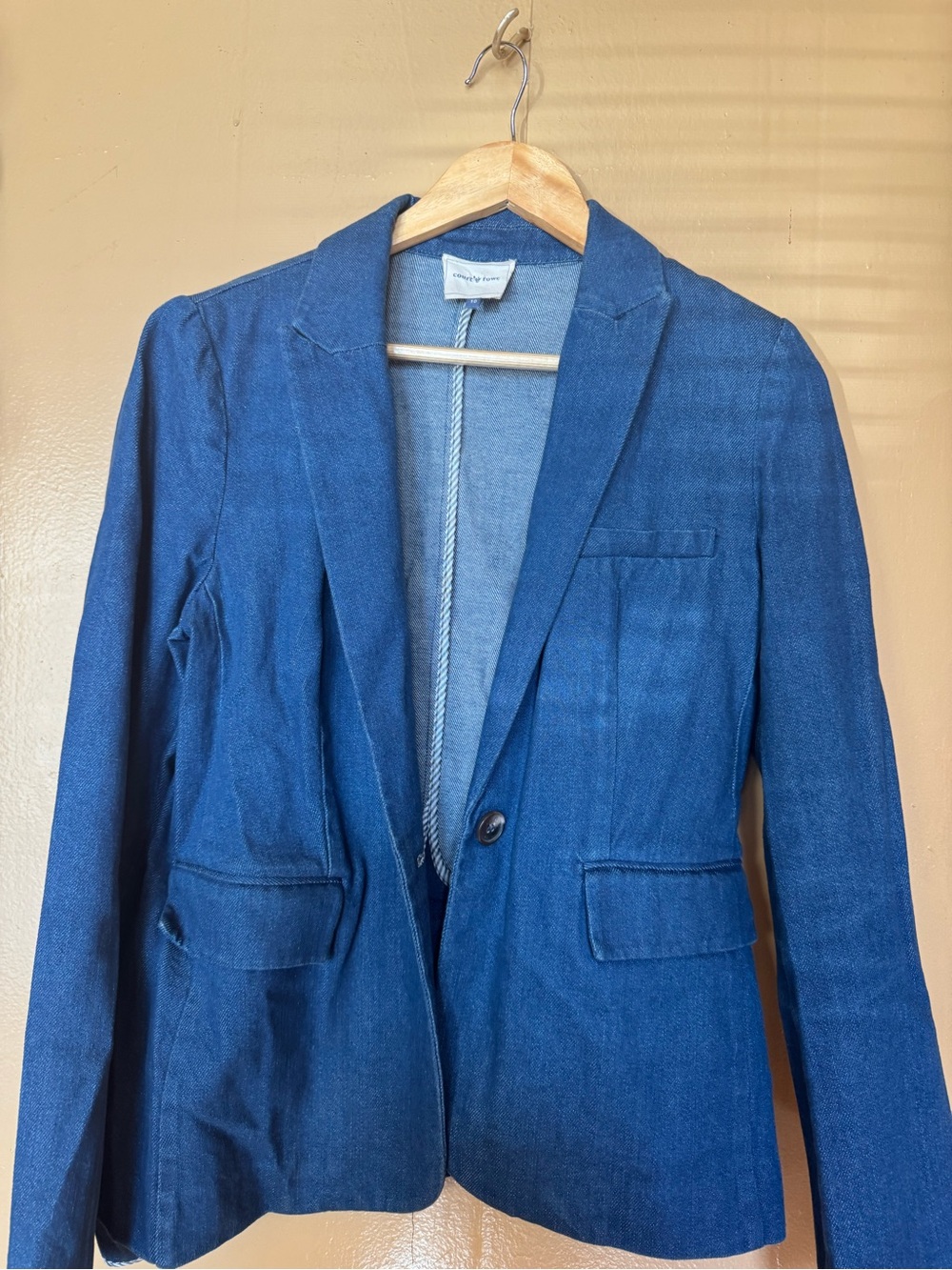 COURT & ROWE Dark Denmin Blue Women's Blazer